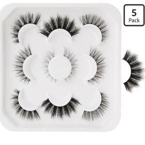 False Eyelashes 5 Pairs Mixed Styles